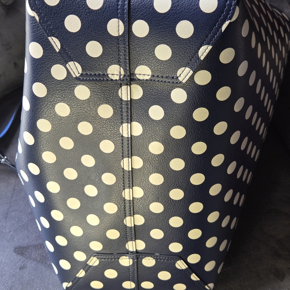 Kate Spade Reverable Polka Dot Tote Bag - Picture 8 of 10